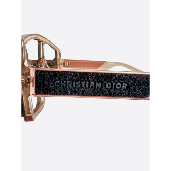 Dior Shiny Pink Oblique Mask Sunglasses - Picture 7 of 8